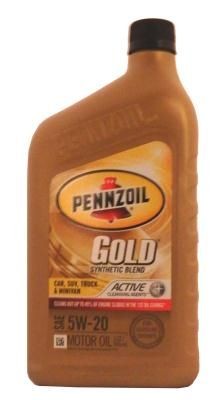 Pennzoil Gold SAE 5W-20 Synthetic Blend