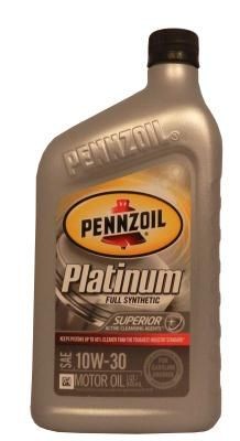 Pennzoil Platinum SAE 10W-30 Full Synthetic