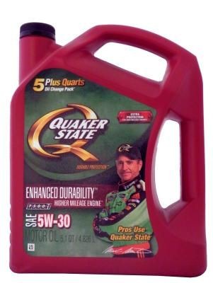 Quaker State Enhanced Durability Higher Mileage Engine SAE 5W-30 Motor Oil