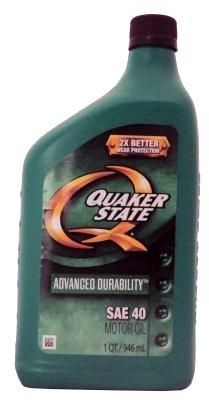 Quaker State Advanced Durability L SAE 40 Motor Oil