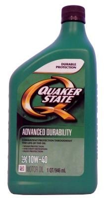 Quaker State Advanced Durability Motor Oil SAE 10W-40