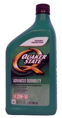 Quaker State Advanced Durability SAE 20W-50 Motor Oil